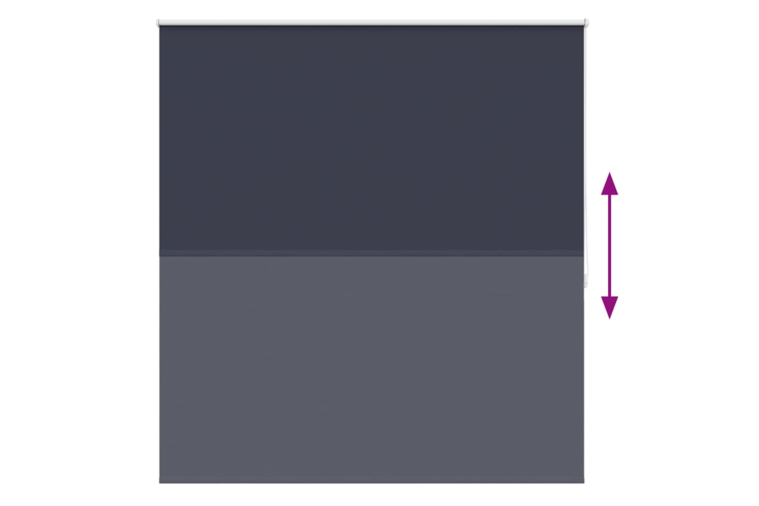 Vidaxl Roller Blind Blackout 140 X 175 Cm Marine-8