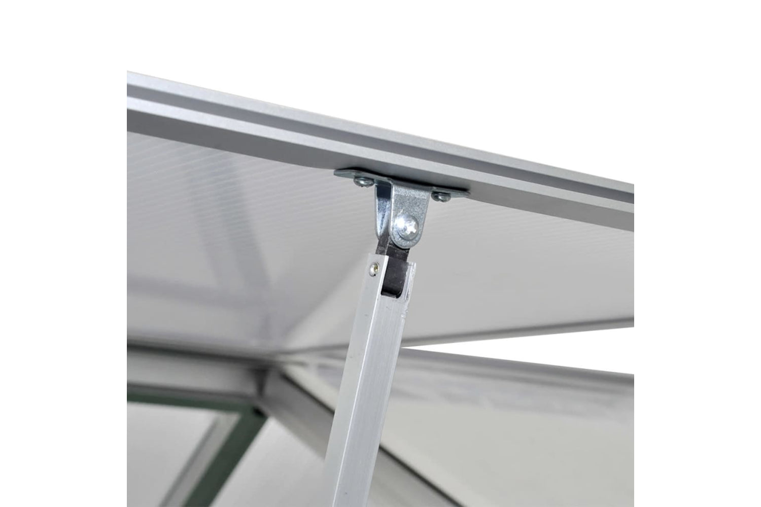 Vidaxl Reinforced Aluminium Greenhouse With Base Frame 7.55 MÂ²-5