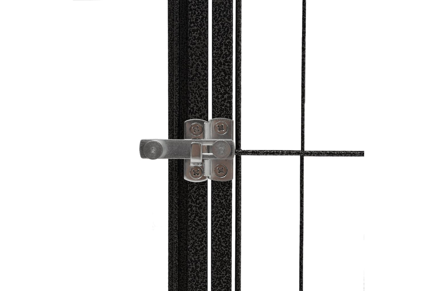 vidaXL 3115955 38-panel Dog Playpen Black 50x100cm Powder-coated Steel-4
