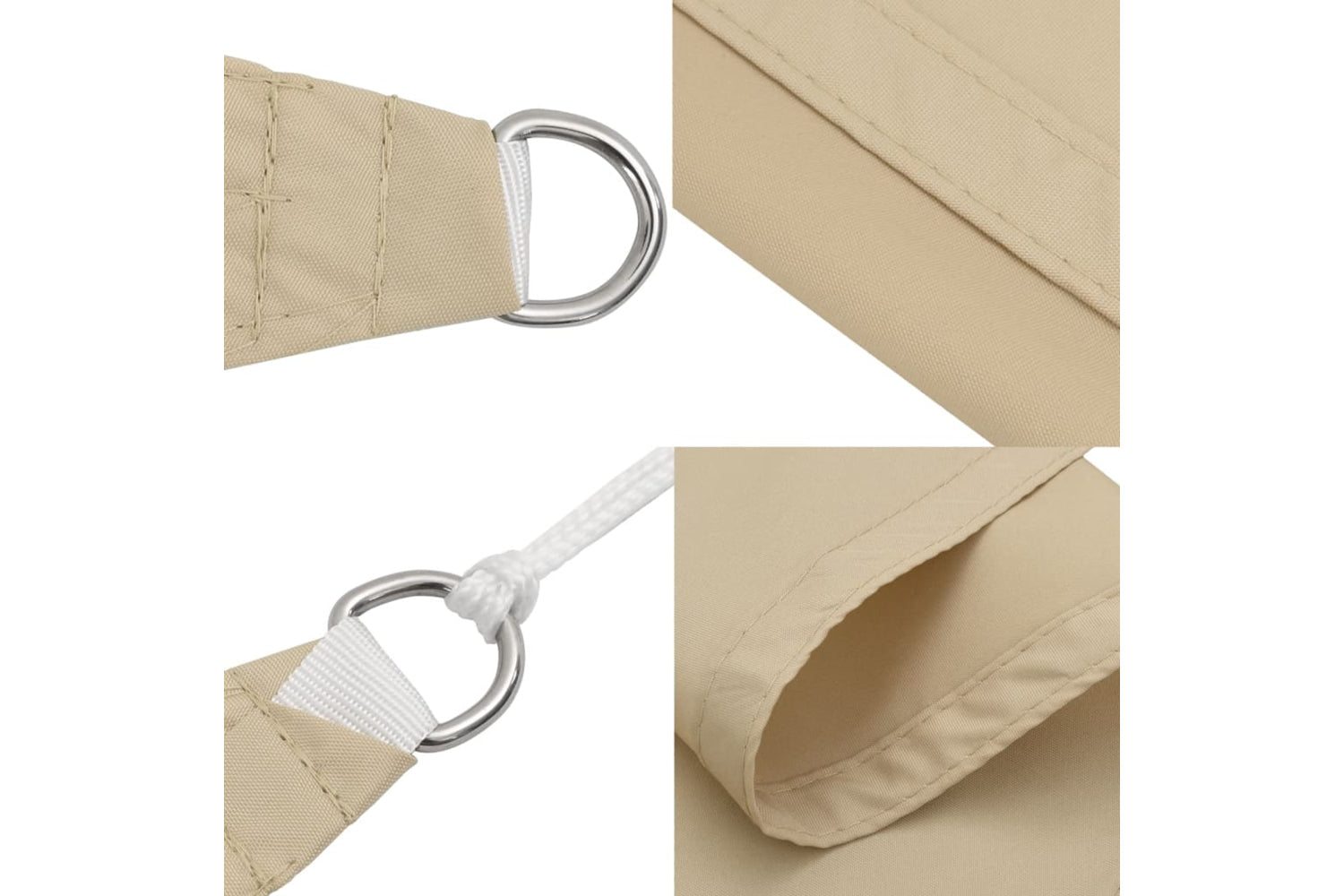 Vidaxl 135159 Sunshade Sail Oxford Fabric Rectangular 3.5x4.5 M Beige-6