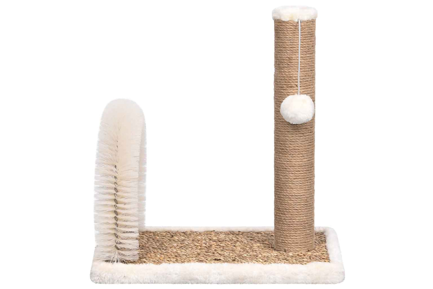 Vidaxl Cat Tree With Arch Grooming Brush And Scratch Post-3