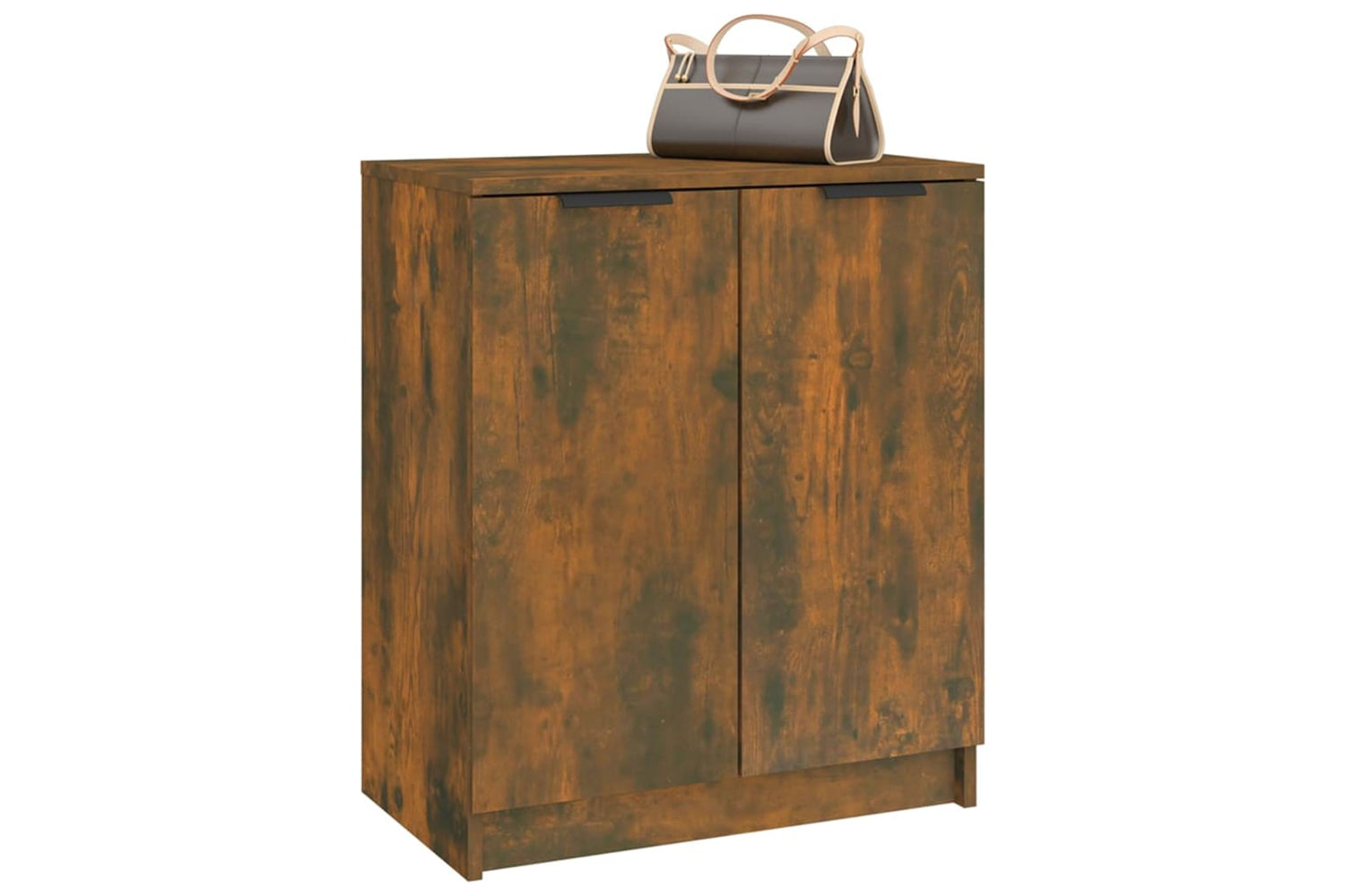 vidaXL 817102 Shoe Cabinet Smoked Oak 59x35x70cm Engineered Wood-6