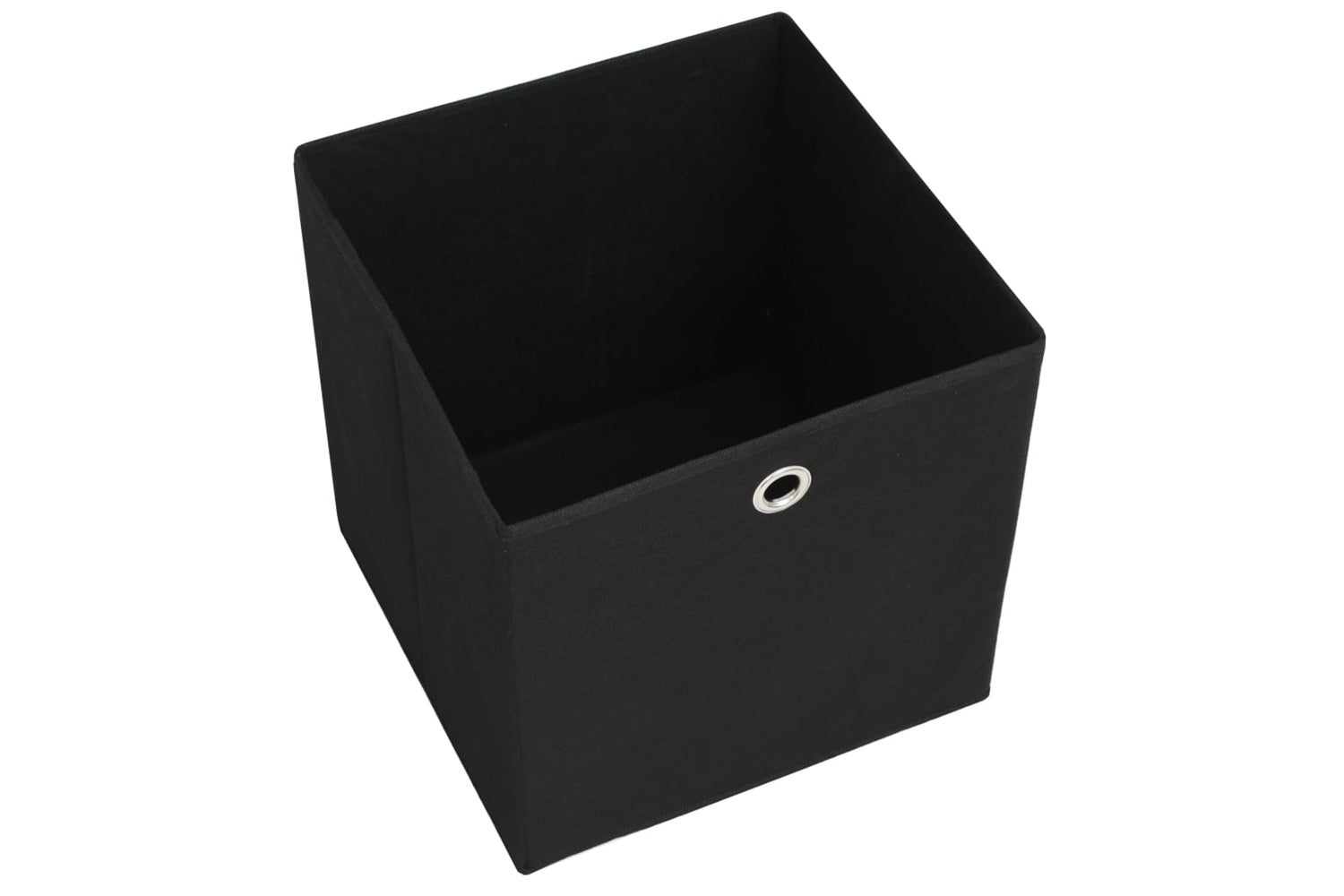 vidaXL 325187 Storage Boxes 4 Pcs Non-woven Fabric 28x28x28cm Black-5