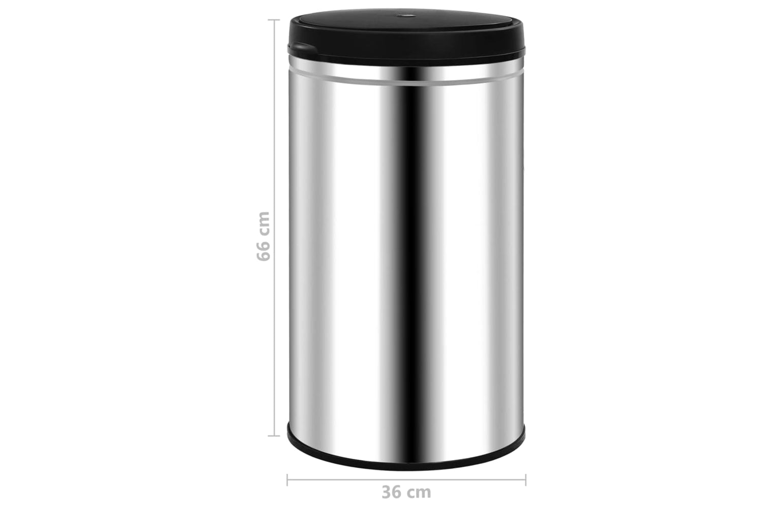 Vidaxl 322695 Automatic Sensor Dustbin 60 L Stainless Steel-7