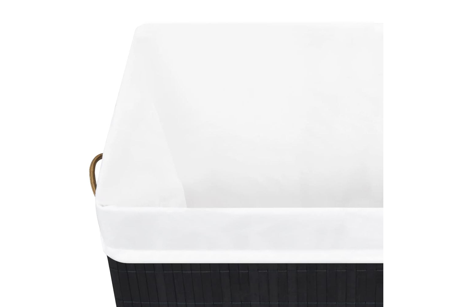 Vidaxl 320758 Bamboo Laundry Basket Black 83 L-7