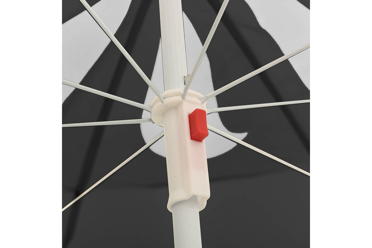 vidaXL 315542 Outdoor Parasol With Steel Pole Anthracite 180cm-4