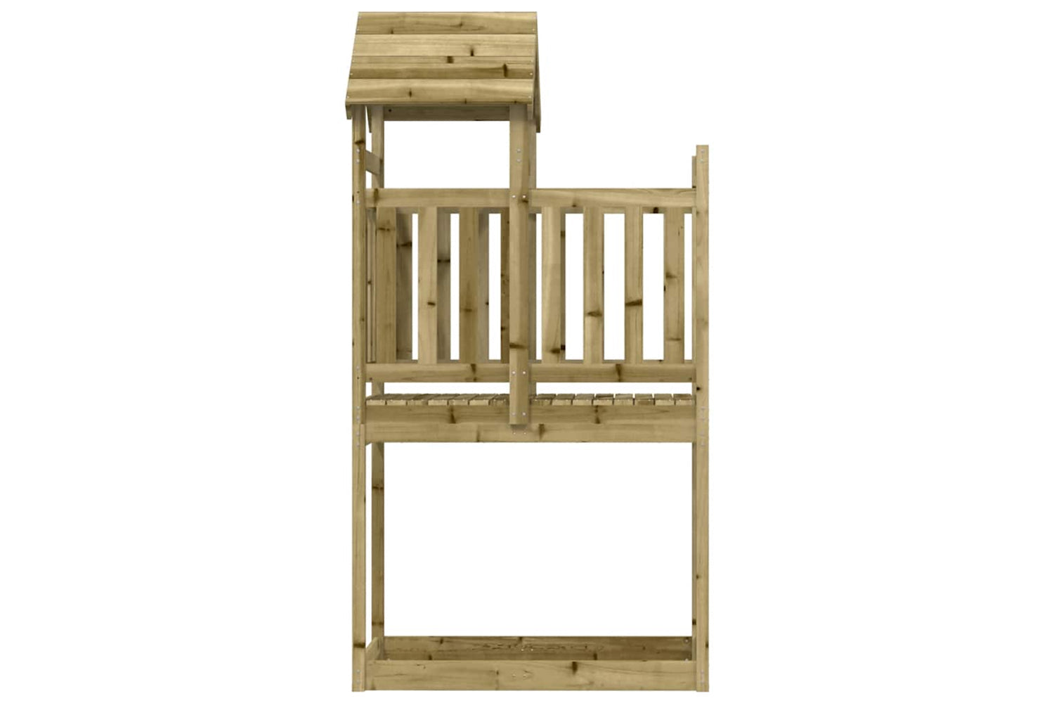 Vidaxl Play Tower 52.5x110.5x214 Cm Impregnated Wood Pine-4