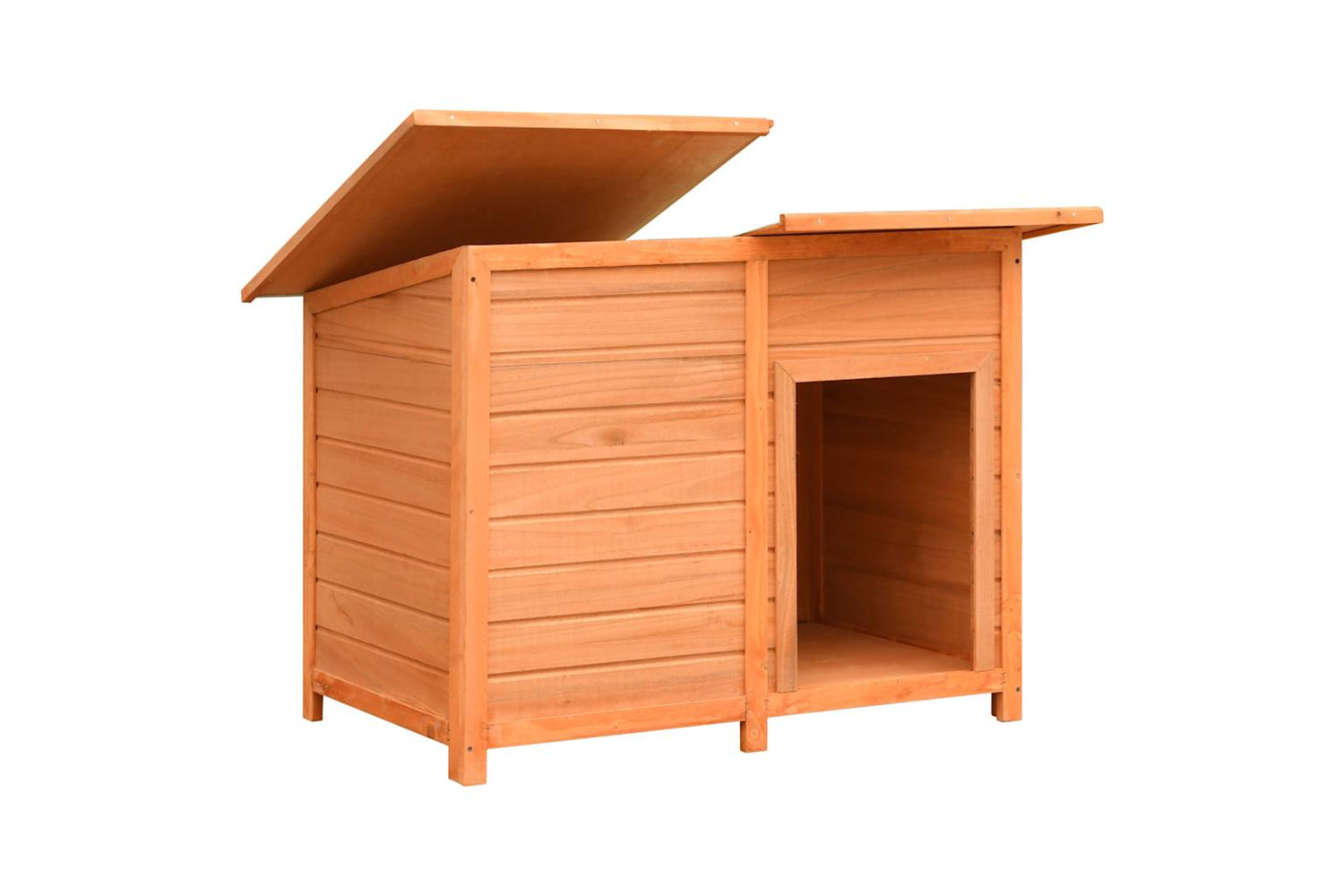 vidaXL 170641 Dog Cage Solid Pine & Fir Wood 120x77x86cm-3