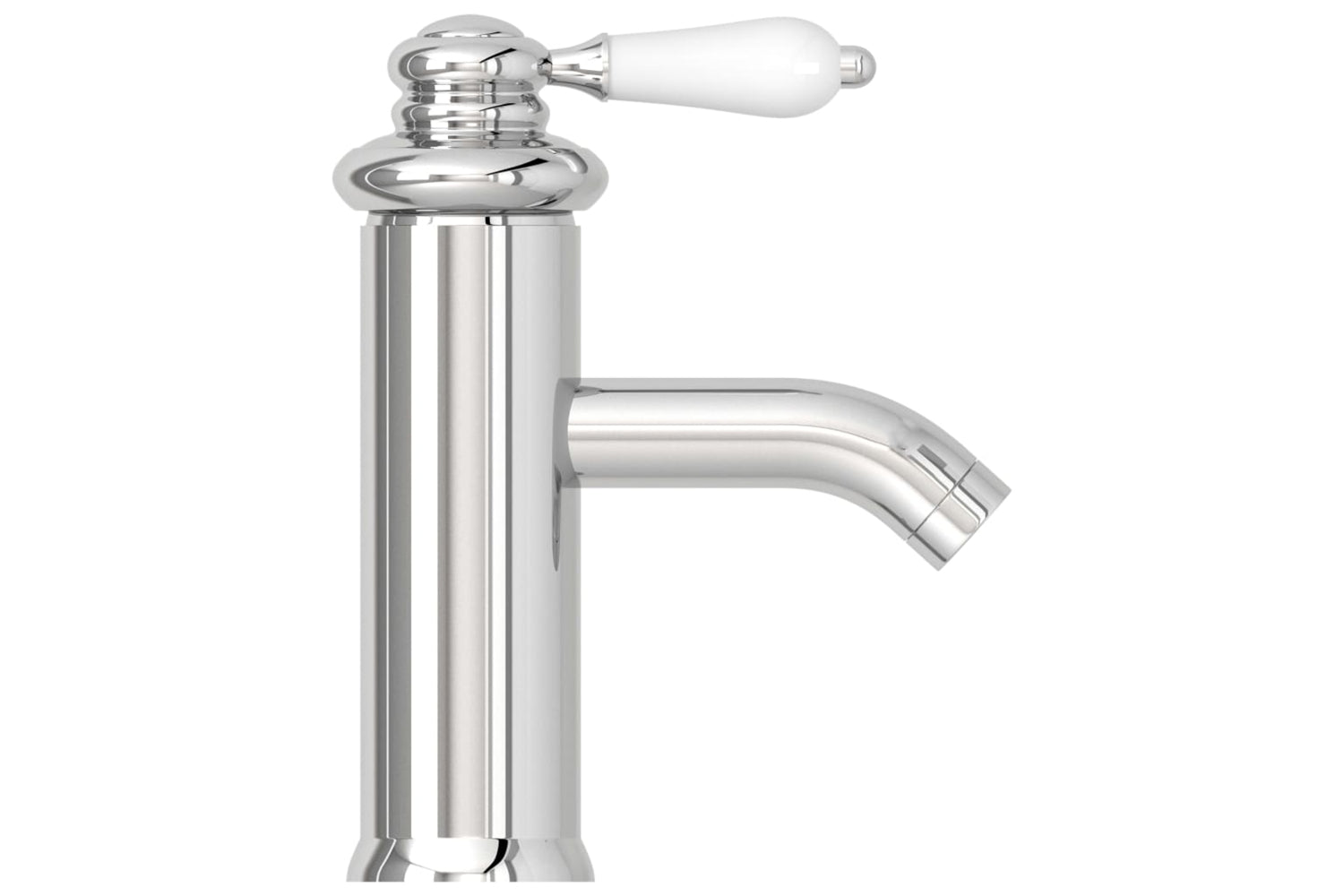 vidaXL 149070 Bathroom Basin Faucet Chromed Finish 130x180mm-3
