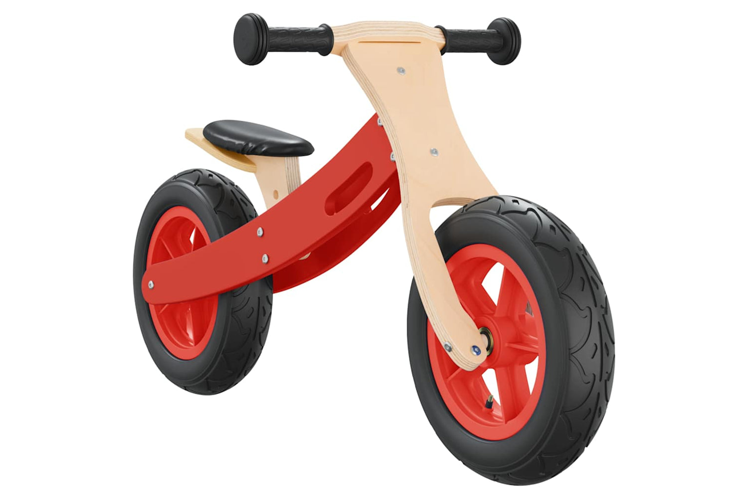 Vidaxl Balance Bike For Children With Air Tyres Red-3