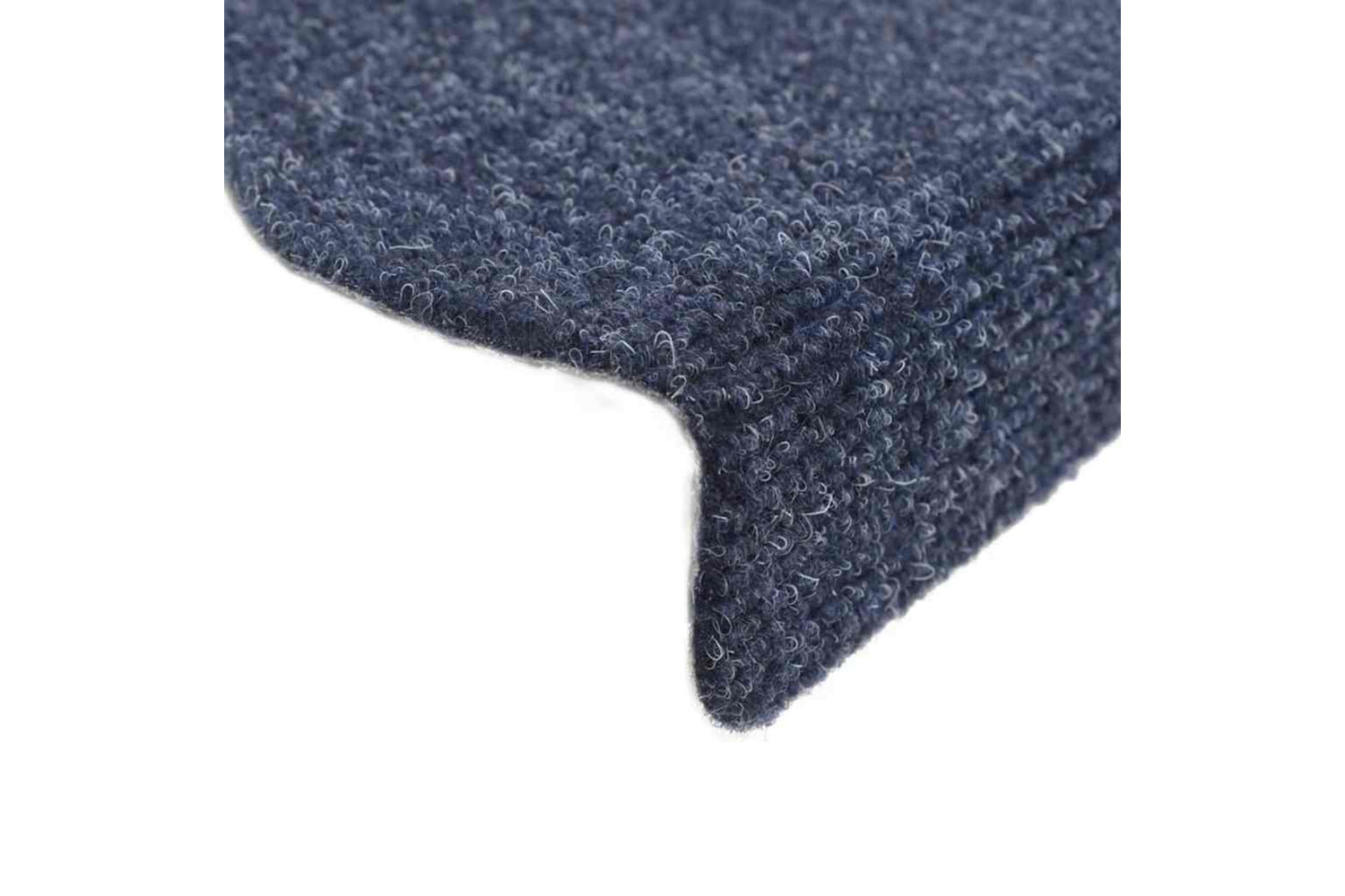 vidaXL 132701 15 Pcs Self-adhesive Stair Mats Needle Punch 65x21x4cm Blue-6