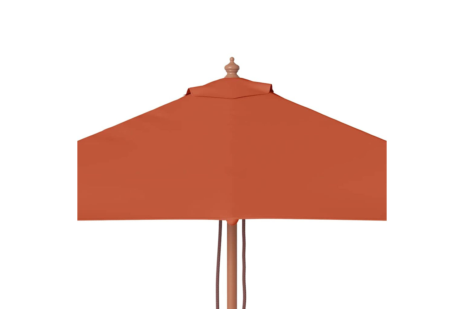 vidaXL 44538 Outdoor Parasol With Wooden Pole 150x200cm Terracotta-6