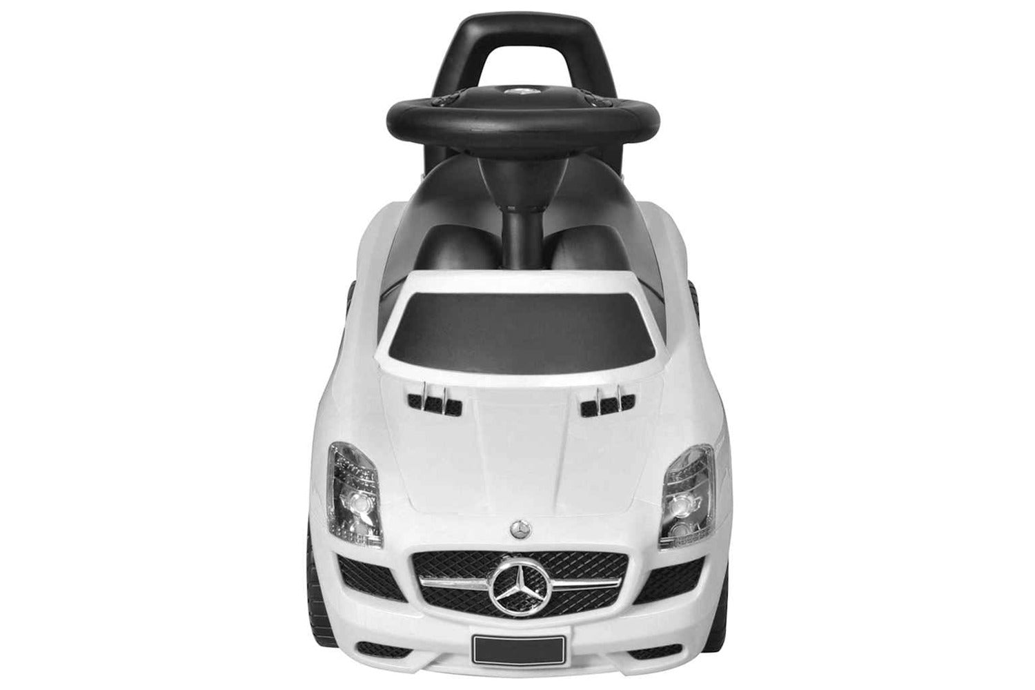 Vidaxl Foot-powered Kids Car White-3