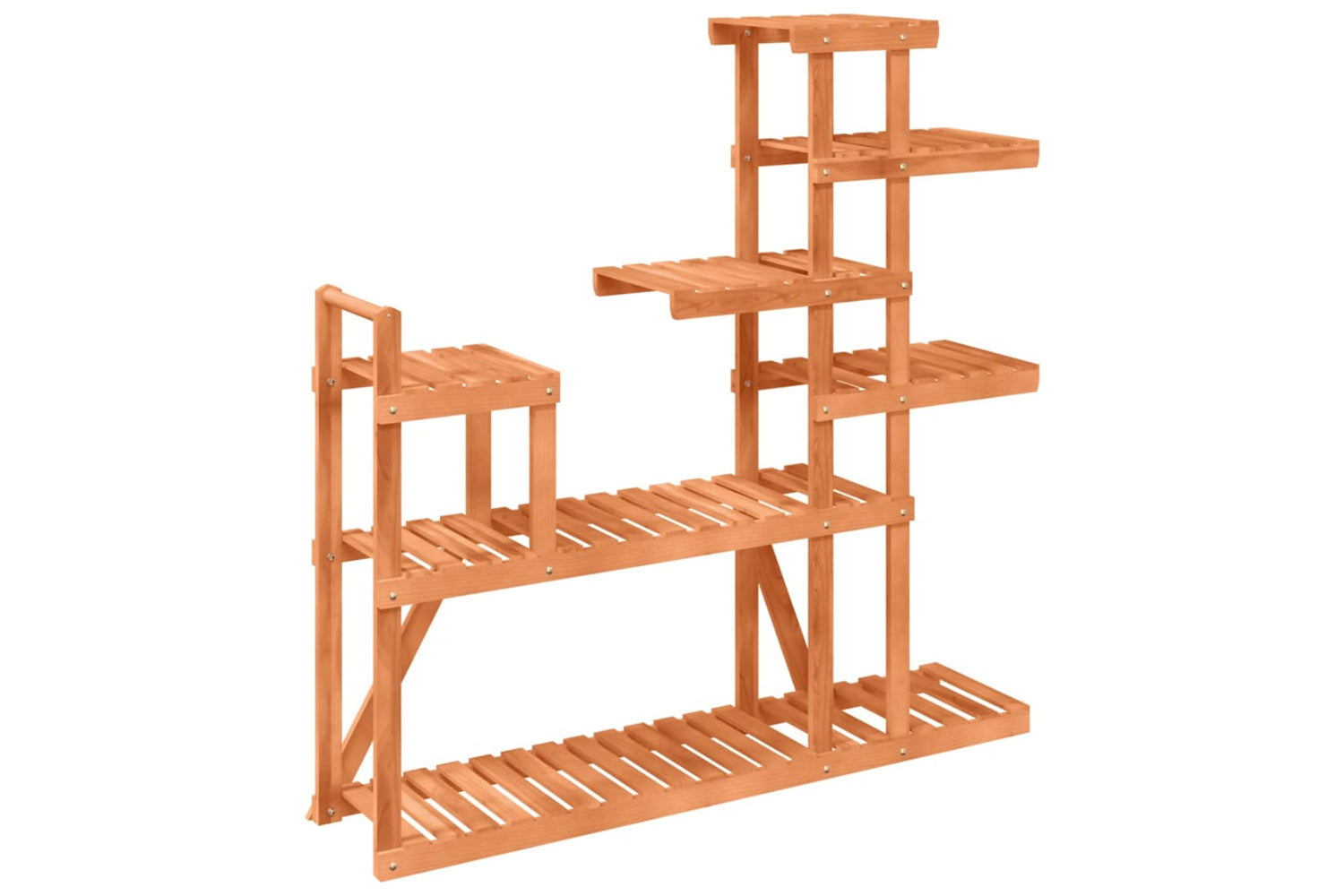 vidaXL 362868 Flower Stand 110x25x111cm Solid Wood Fir-5
