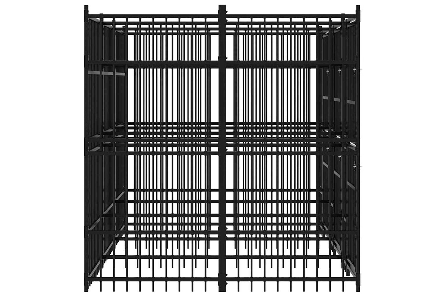 Vidaxl 3097939 Outdoor Dog Kennel Steel 7.37 M2-5