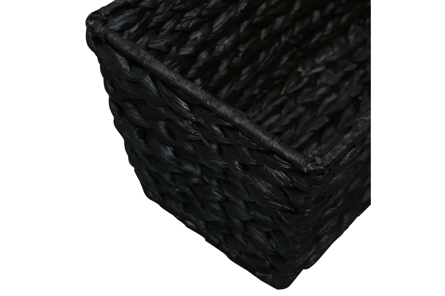 Vidaxl Planters 2 Pcs Water Hyacinth Black-8