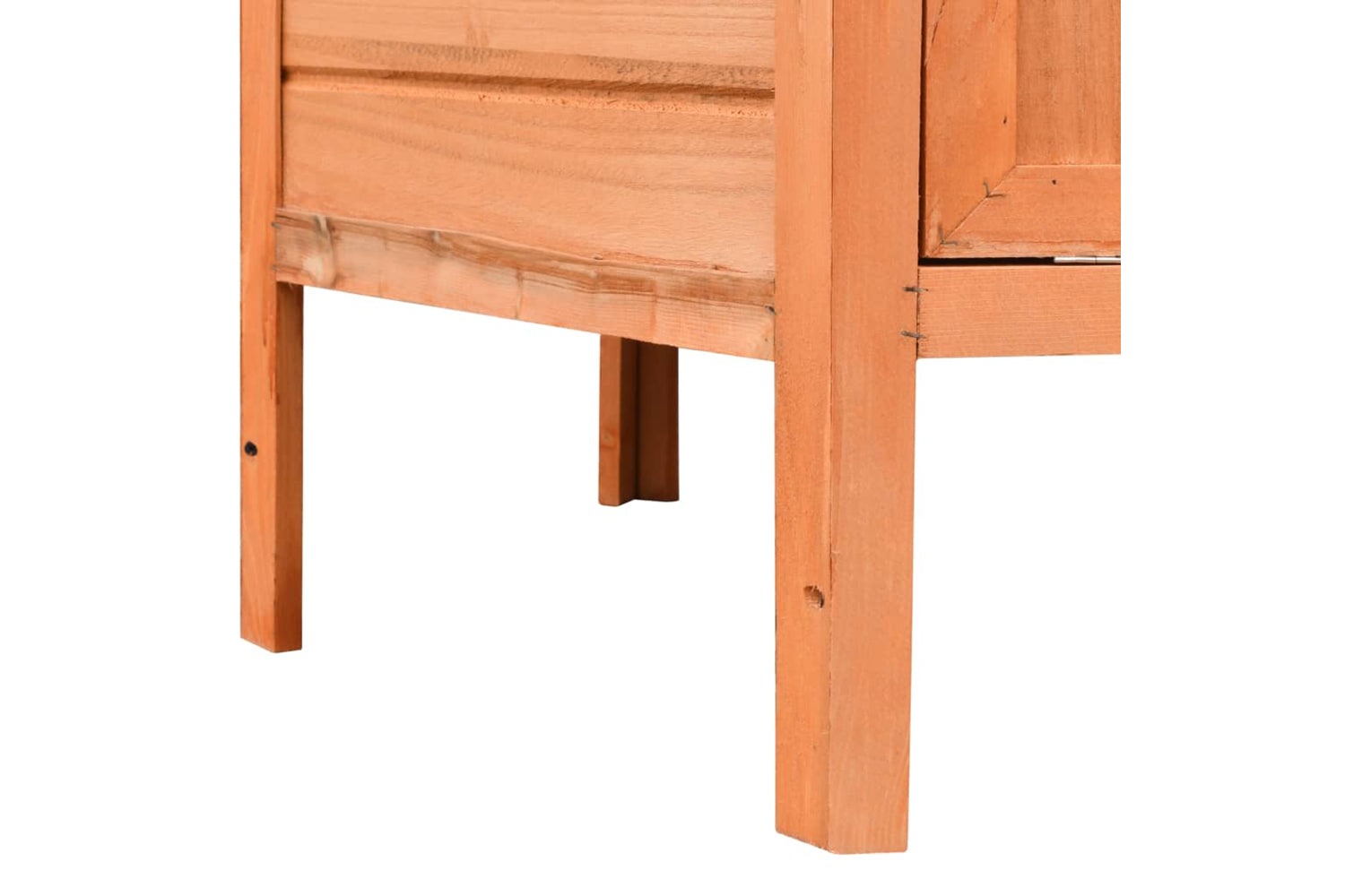 vidaXL 170645 Chicken Cage Solid Pine & Fir Wood 126x117x125cm-6