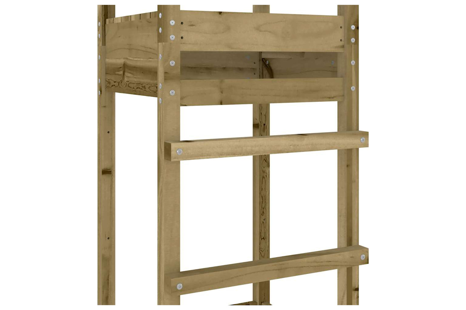 Vidaxl Play Tower 52.5x46.5x206.5 Cm Impregnated Wood Pine-6