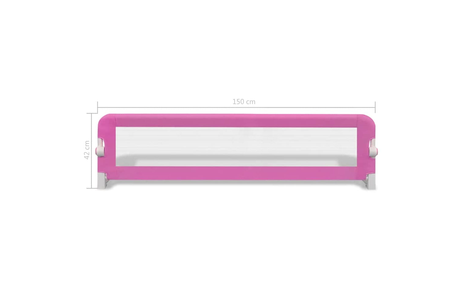 Vidaxl Toddler Safety Bed Rail 2 Pcs Pink 150x42 Cm-6