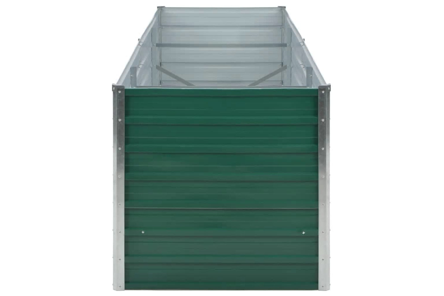 vidaXL 44841 Garden Raised Bed Galvanised Steel 240x80x77cm Green-4