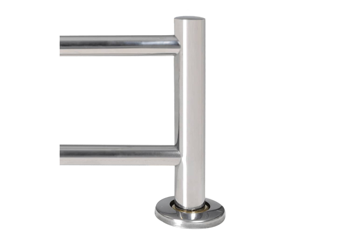 Vidaxl 140335 Stainless Steel Towel Rack 2 Tubes-4