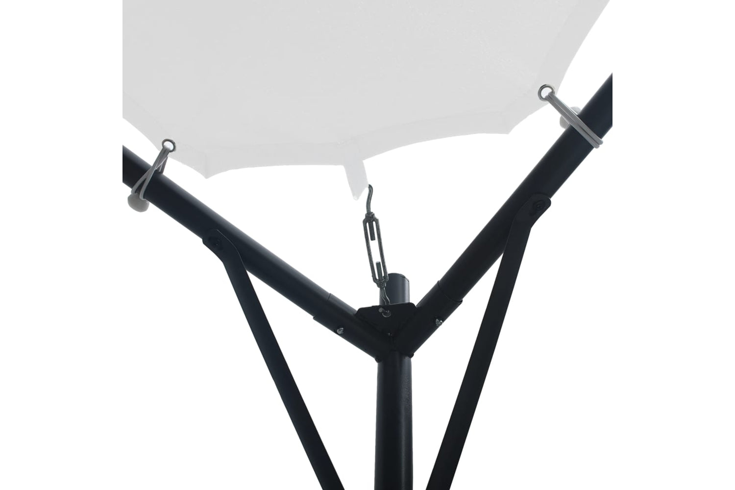 Vidaxl 312235 Gazebo 3x3x2.6 M White 180 G/mâ²-3