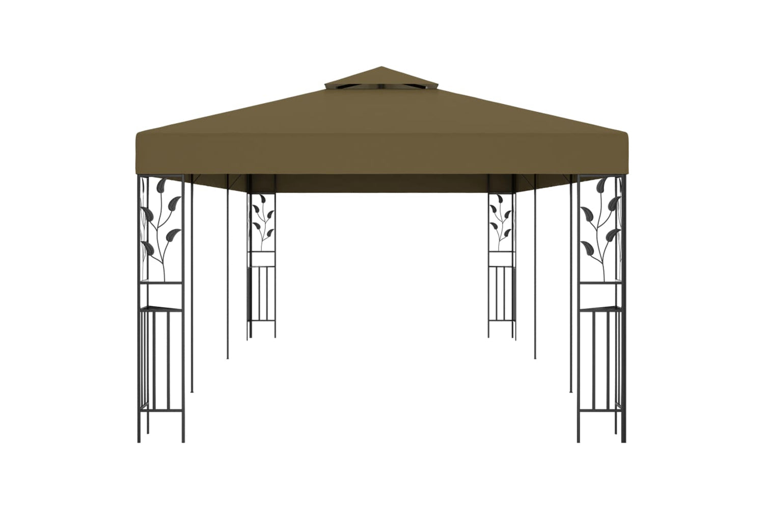 Vidaxl 312245 Gazebo 6x3 M Taupe 180 G/mâ²-3