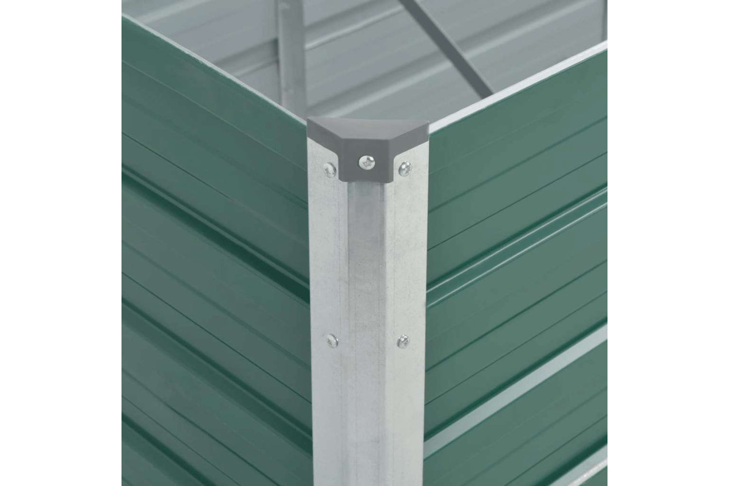 vidaXL 44841 Garden Raised Bed Galvanised Steel 240x80x77cm Green-6