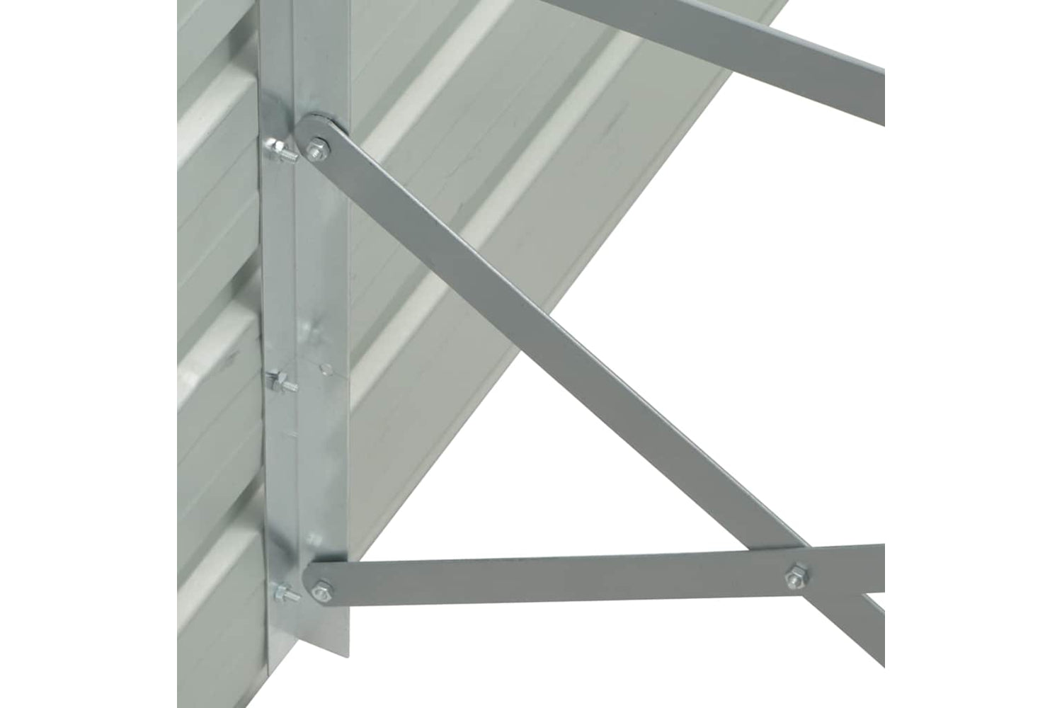 Vidaxl Garden Raised Bed Galvanised Steel 100x40x77 Cm Grey-5