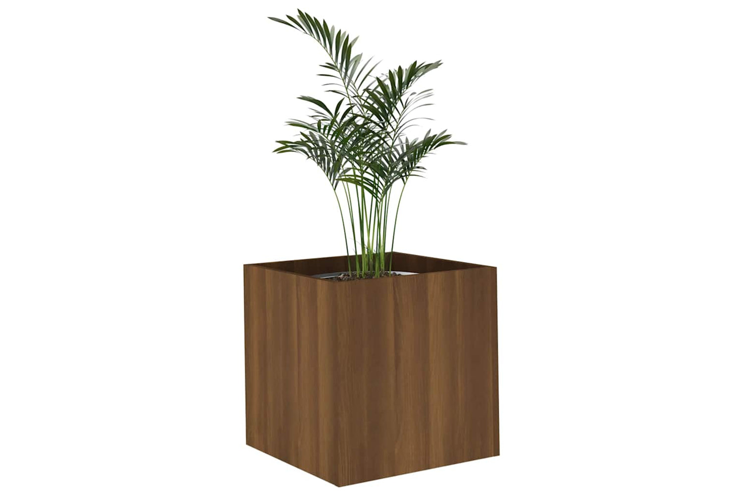 vidaXL 820501 Planter Box Brown Oak 40x40x40cm Engineered Wood-3