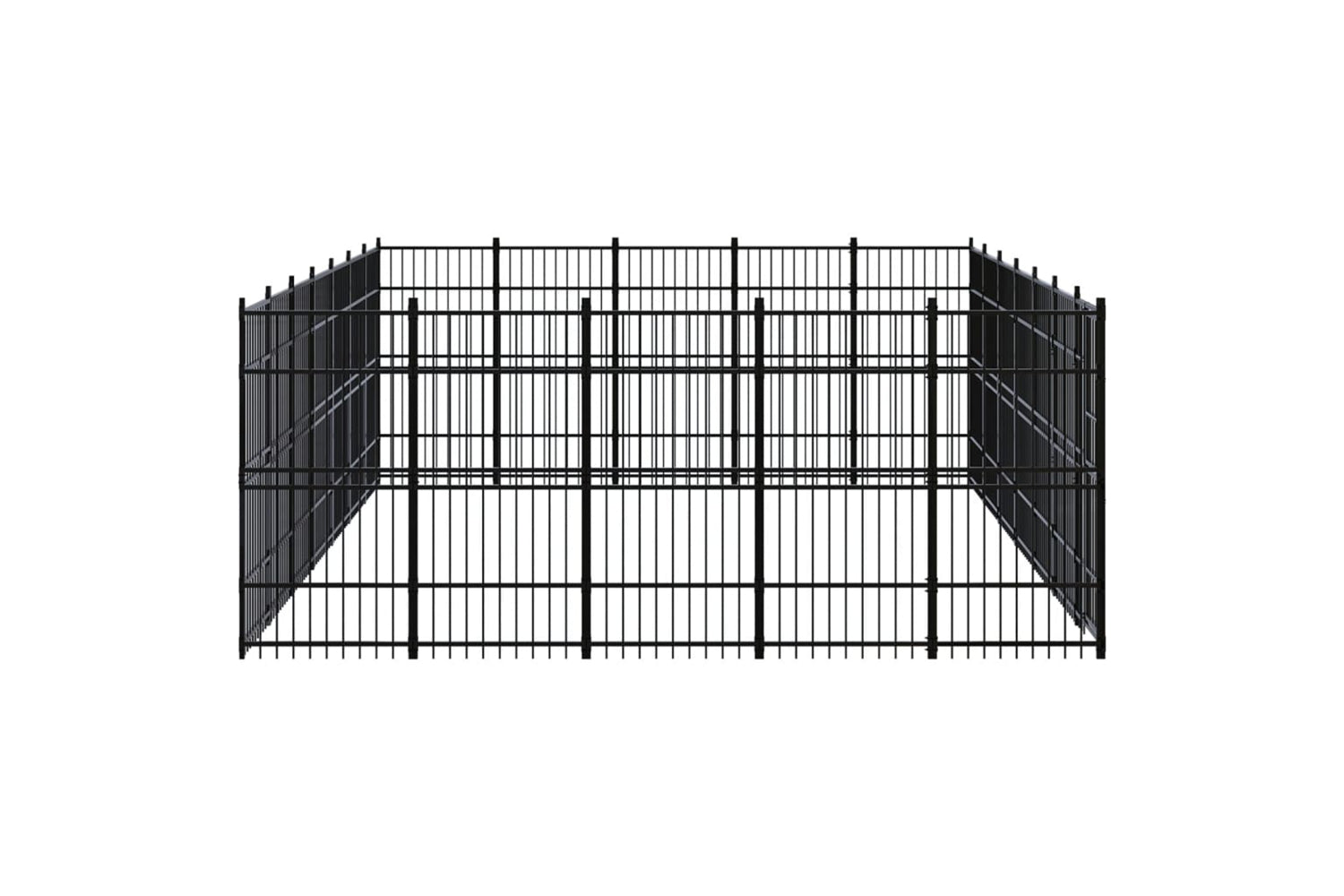 Vidaxl 3097991 Outdoor Dog Kennel Steel 32.26 M2-3