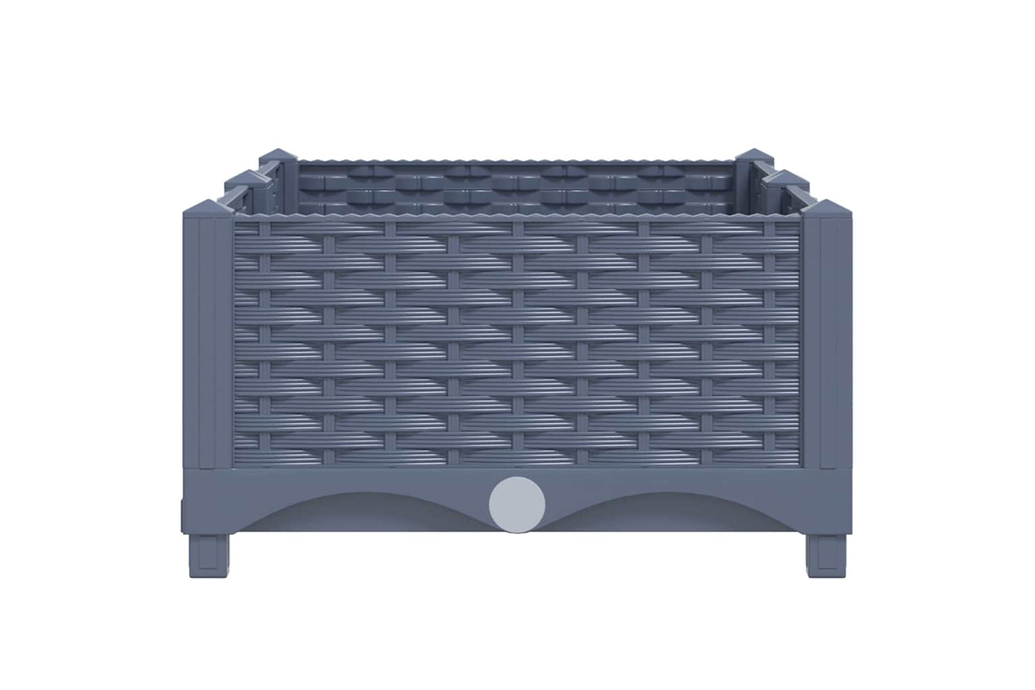 vidaXL Raised Bed 80x40x23cm Polypropylene-3