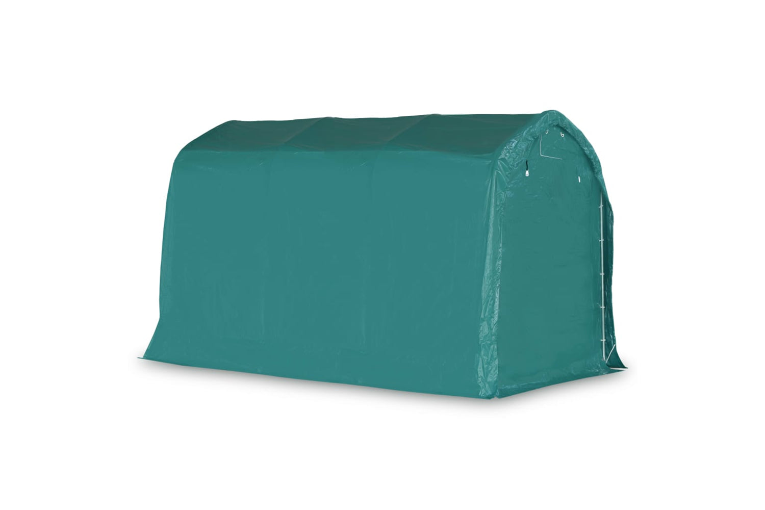 Vidaxl 3056432 Garage Tent Pvc 2.4x3.6 M Green-3