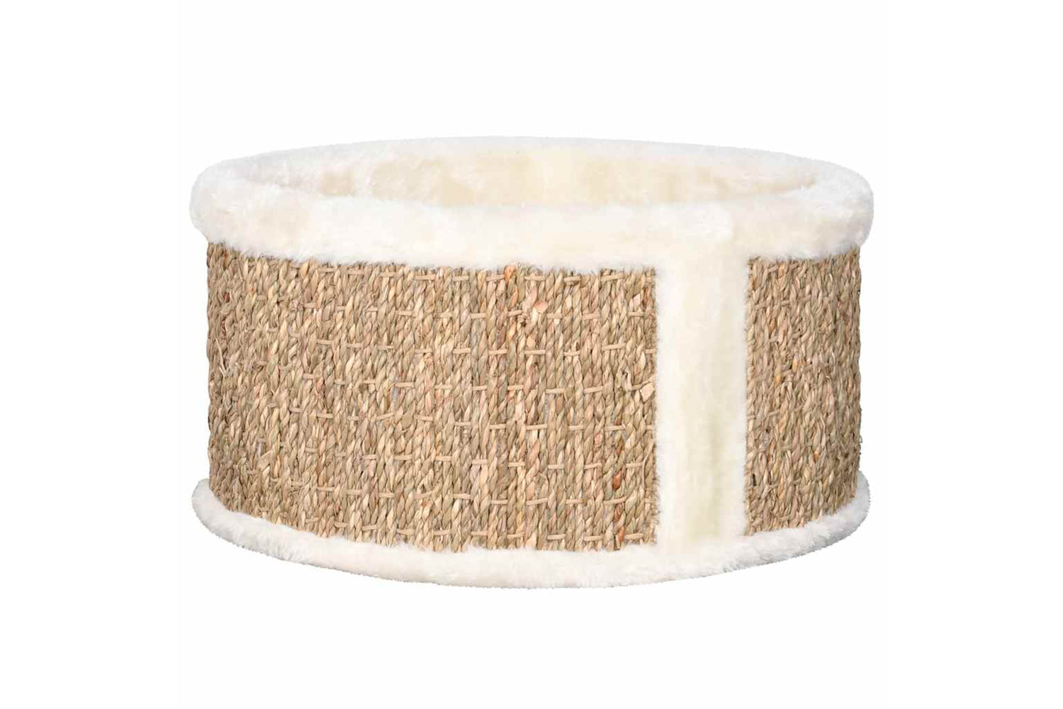 Vidaxl Round Cat Basket 36 Cm Seagrass-4