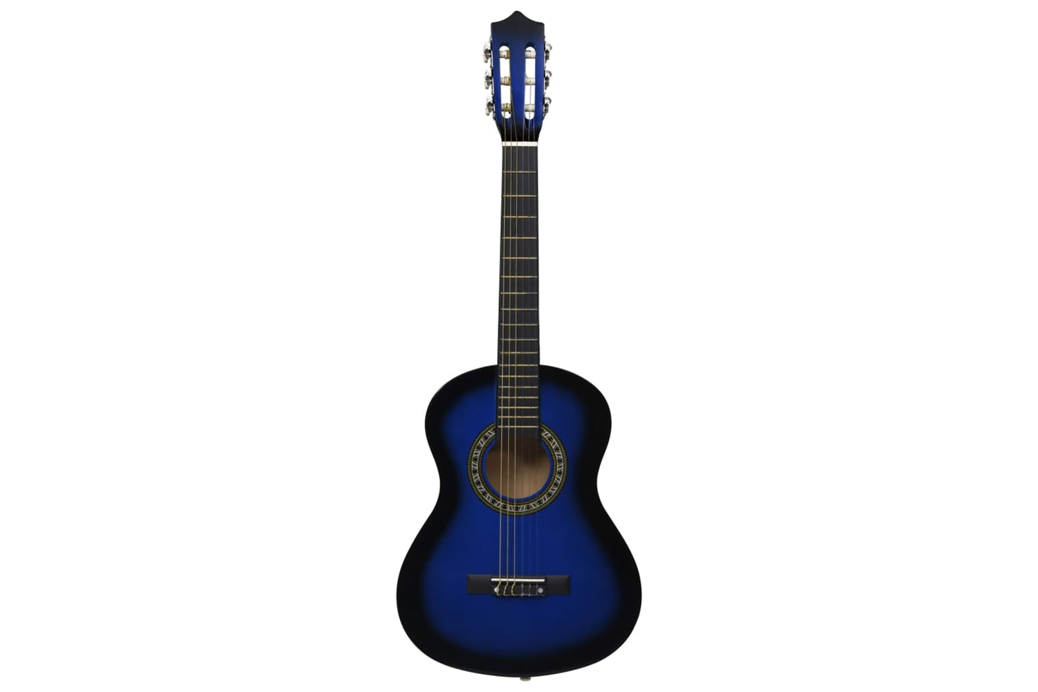 vidaXL 3055603 Classical Guitar For Beginner And Kid With Bag Blue 1/2 34"-3