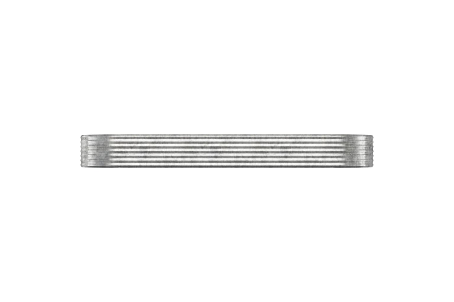 vidaXL 319002 Garden Raised Bed Powder-coated Steel 322x100x36cm Silver-2