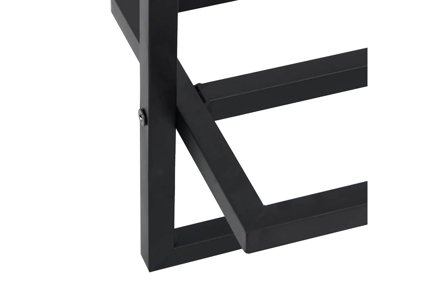 vidaXL 336122 Towel Rack Black 95x25x22cm Iron-6