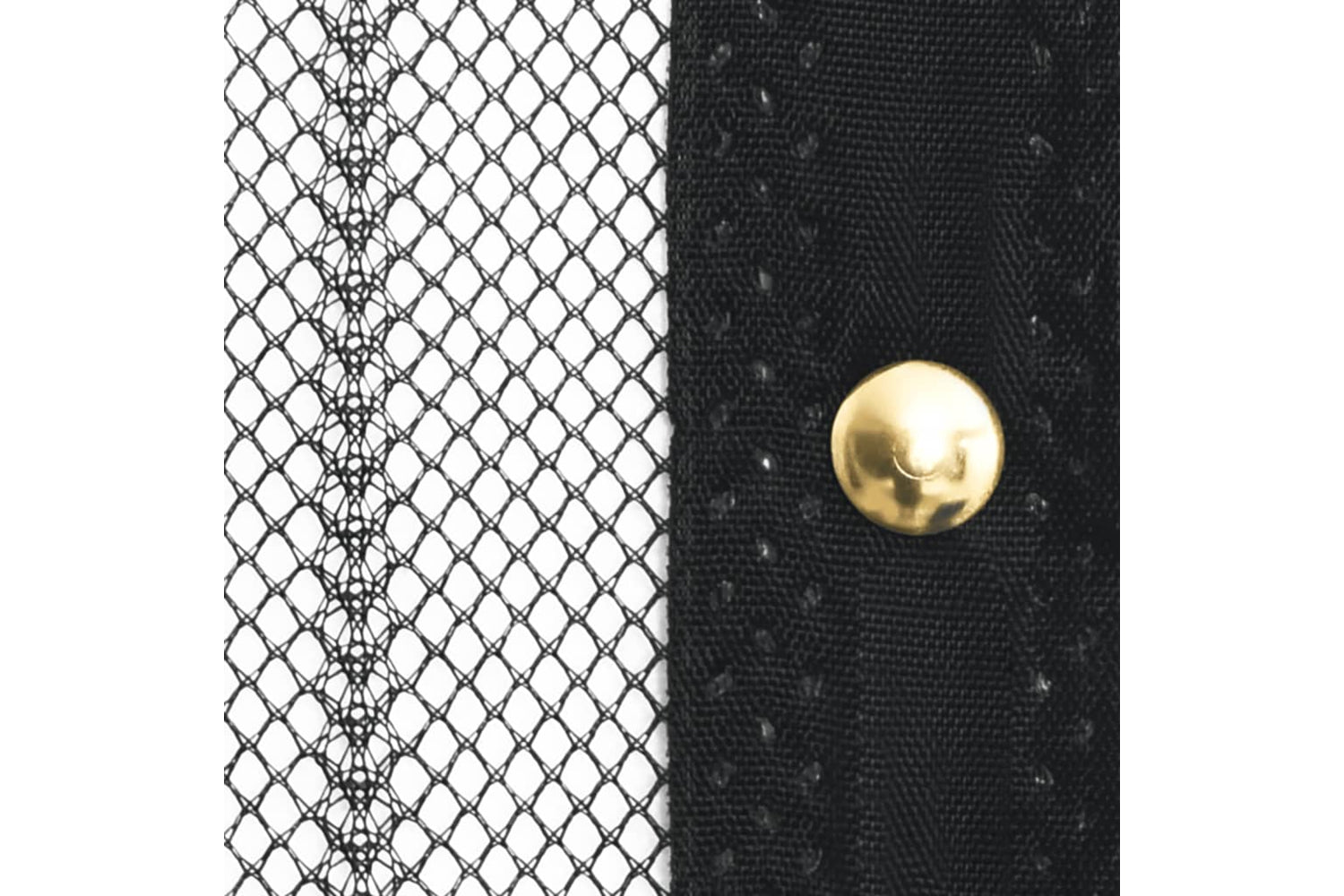 vidaXL 314687 Insect Door Curtains 2 Pcs With Magnet Blocks Black 220x100cm-6