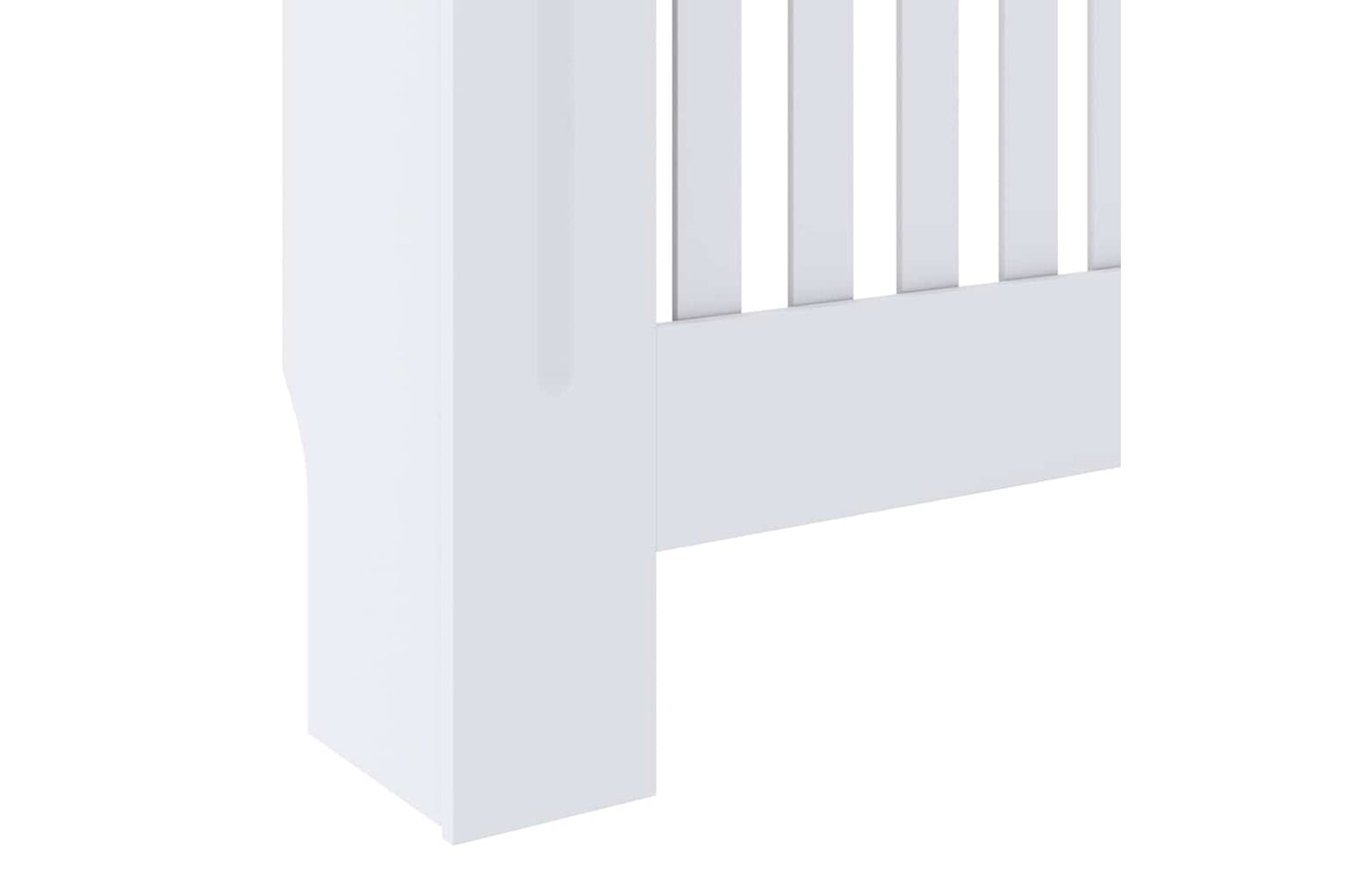 vidaXL Mdf Radiator Cover White 78cm-6