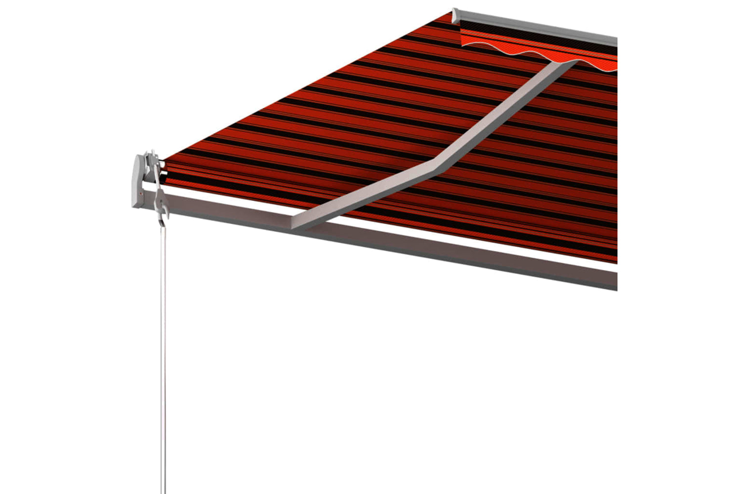 vidaXL 3069800 Freestanding Manual Retractable Awning 600x300cm Orange/brown-7