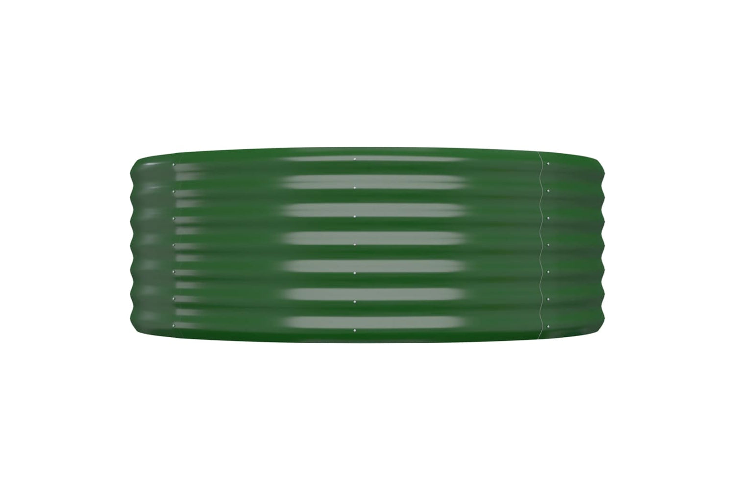 vidaXL 318998 Garden Raised Bed Powder-coated Steel 322x100x36cm Green-3