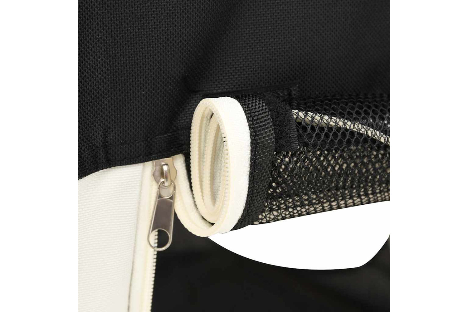 Vidaxl Foldable Dog Playpen With Carrying Bag Black 145x145x61 Cm-8