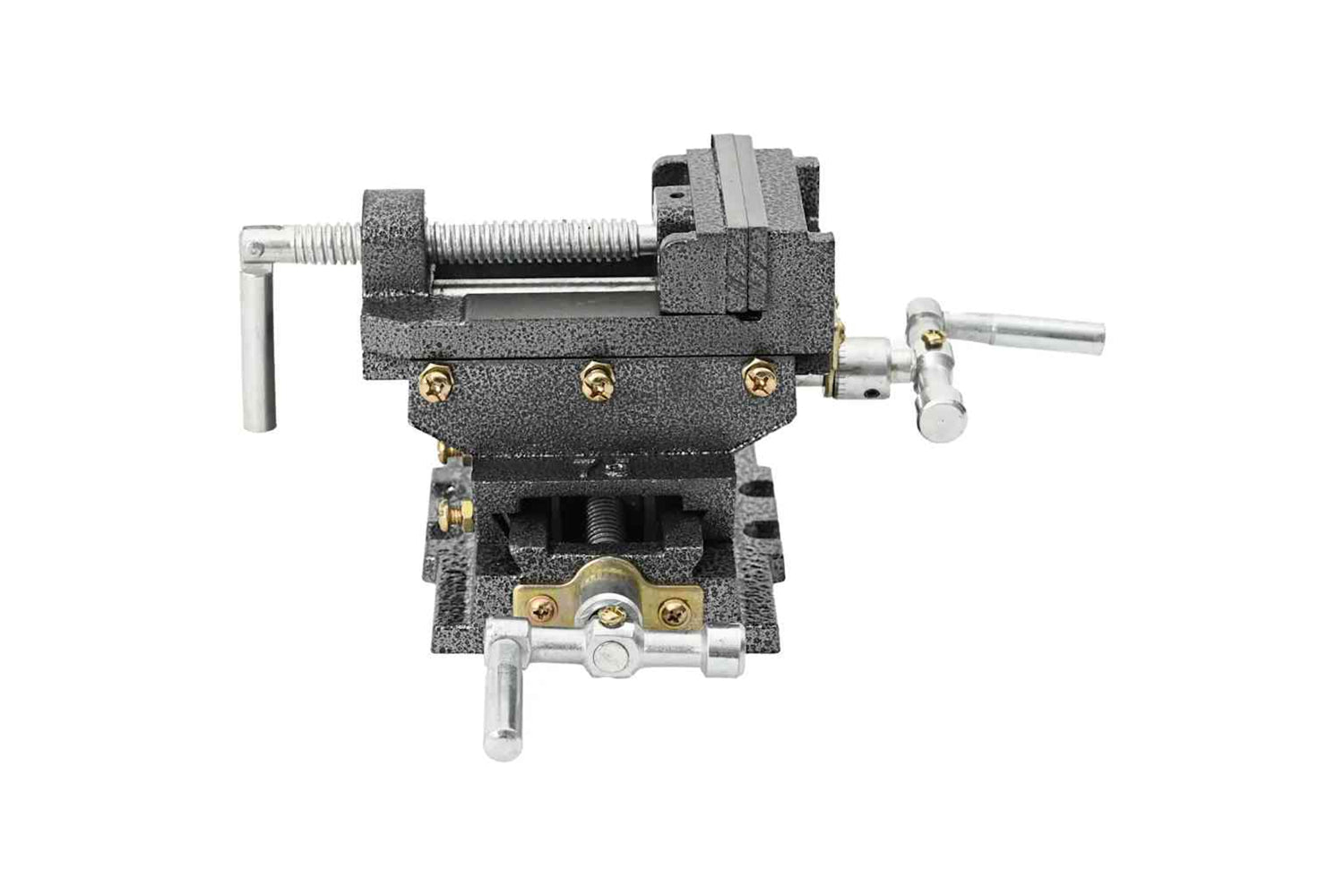vidaXL 145383 Manually Operated Cross Slide Drill Press Vice 70mm-2