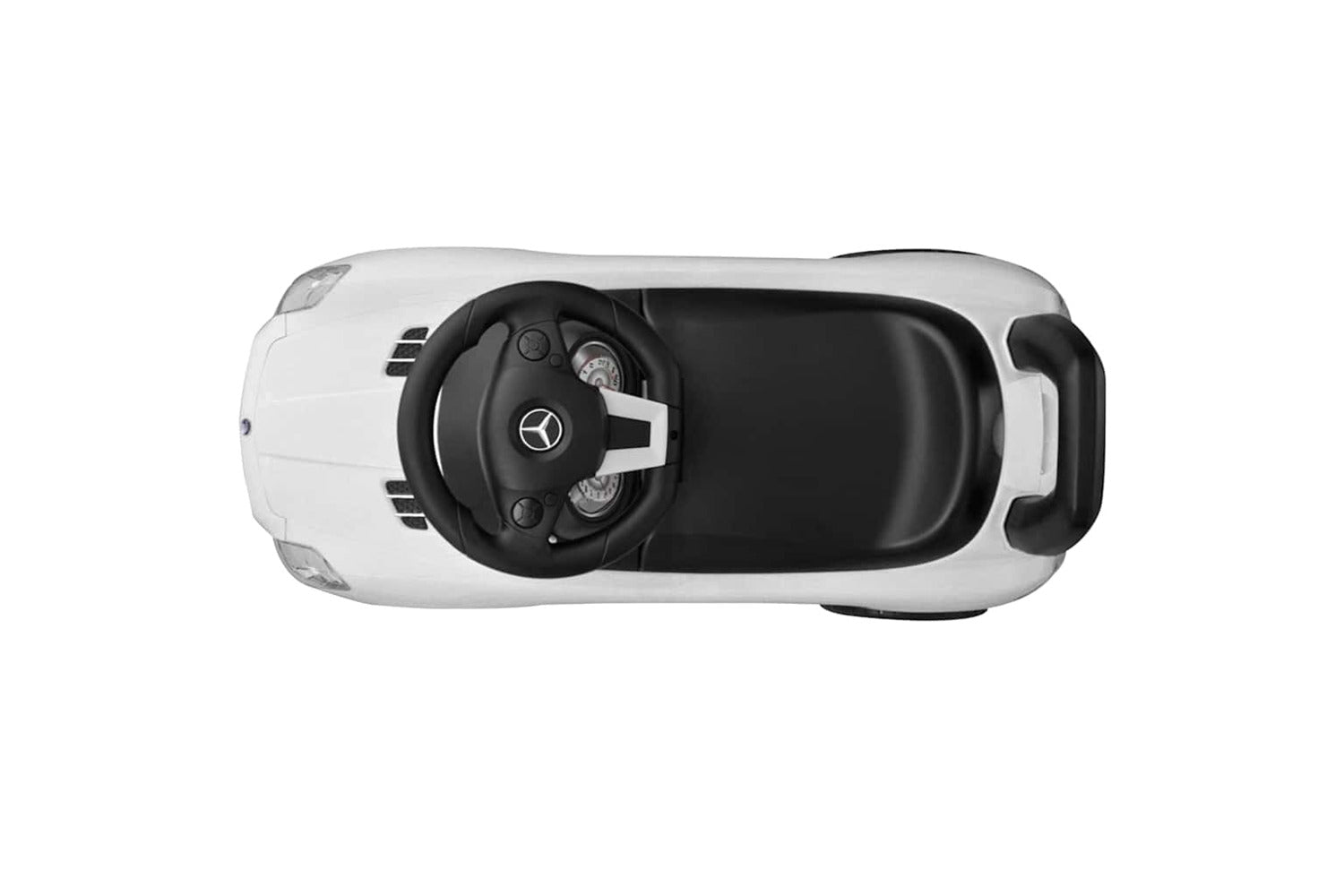 Vidaxl Foot-powered Kids Car White-4