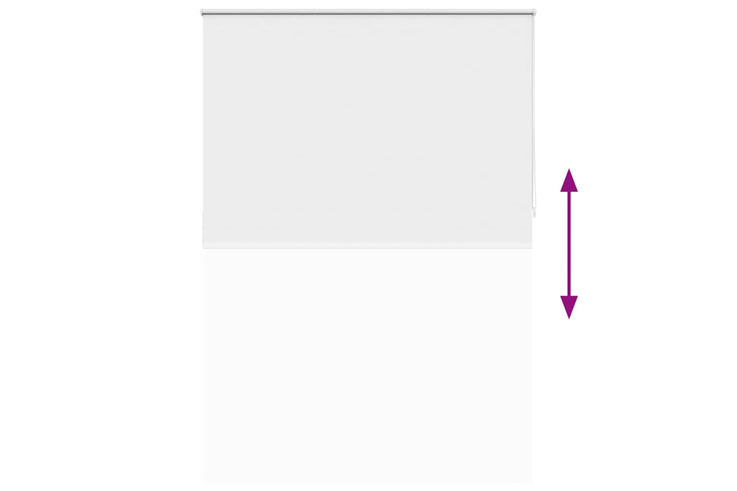 Vidaxl Roller Blind Blackout 160 X 230 Cm White-8