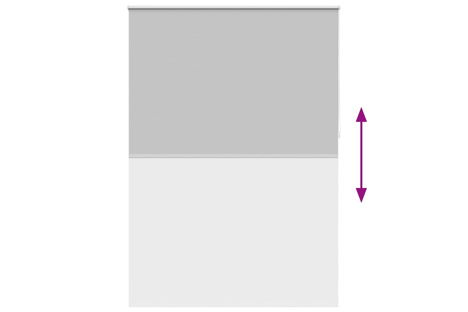 Vidaxl Roller Blind Blackout 160 X 230 Cm Grey-8