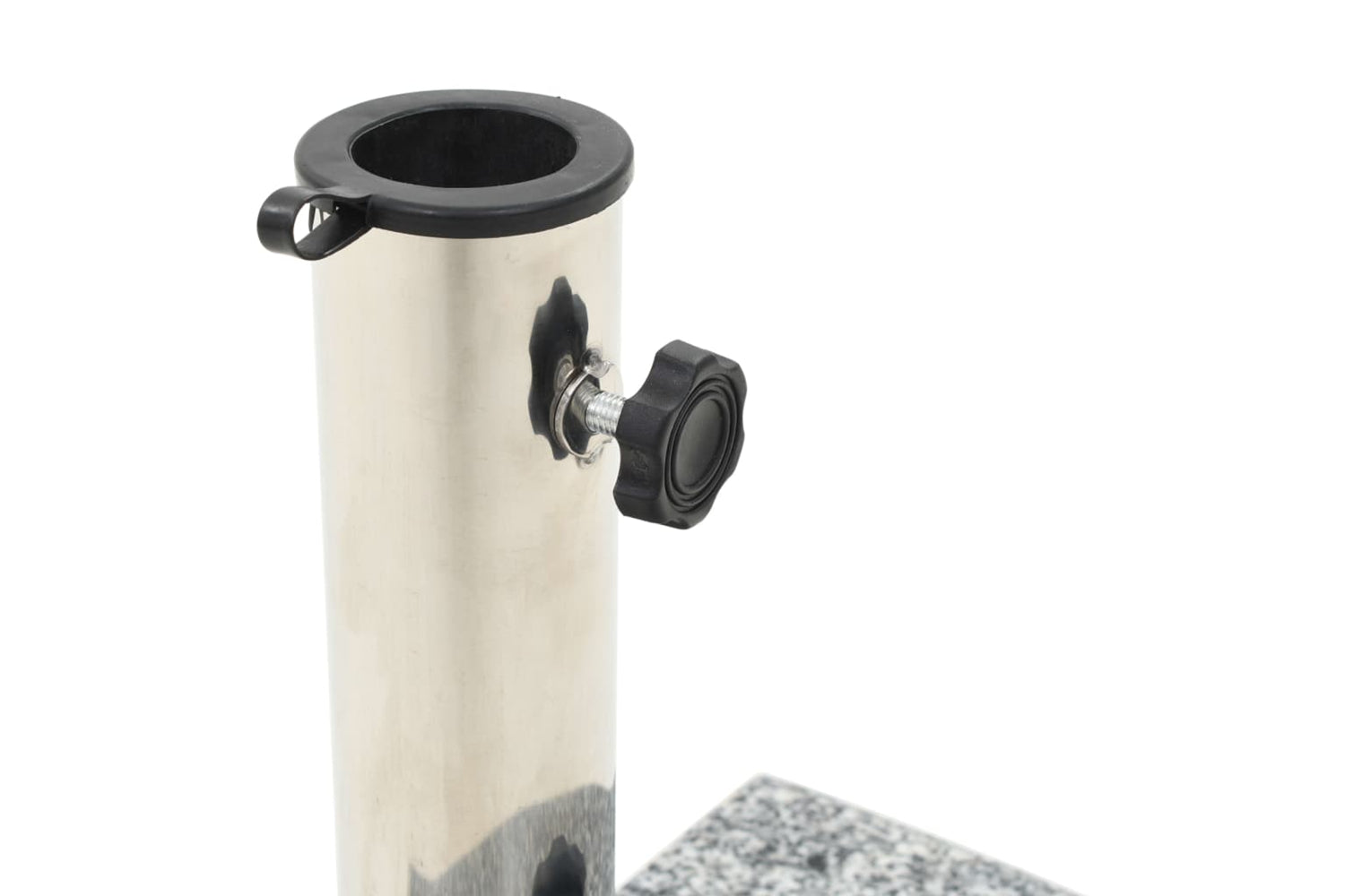 Vidaxl Parasol Base Granite 10 Kg Curved Grey-2