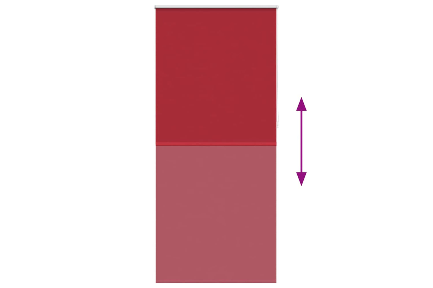 Vidaxl Roller Blind Blackout 80 X 230 Cm Red-8