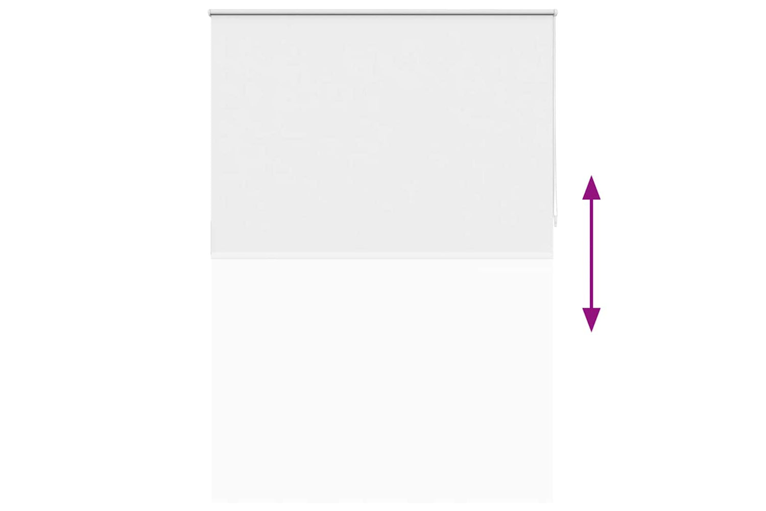 Vidaxl Roller Blind Blackout 140 X 230 Cm White-8