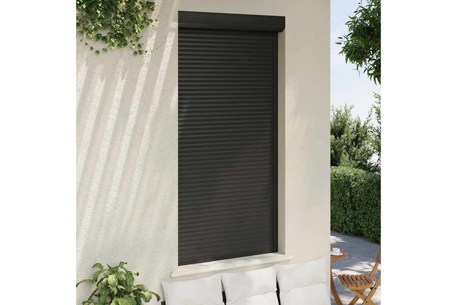 Vidaxl Roller Shutter Aluminium 110x220 Cm Anthracite-3